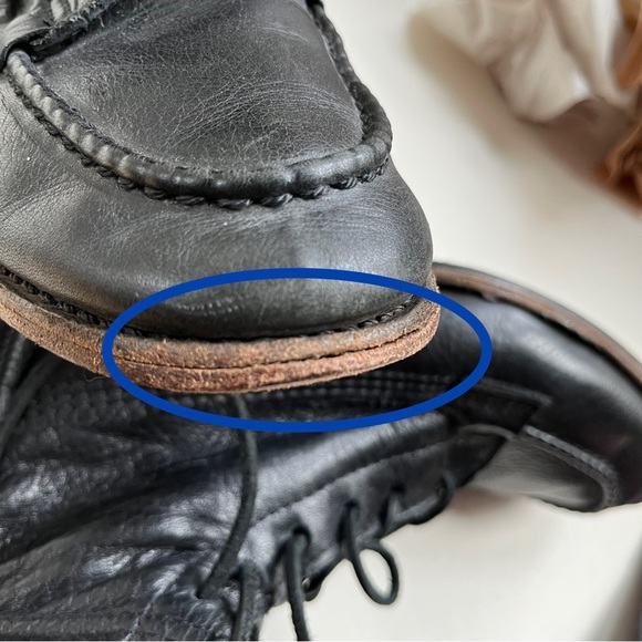 Walkover Vintage Brand, Leather Ankle Boot, made in the USA Black, Men's size 9 - Picture 13 of 14